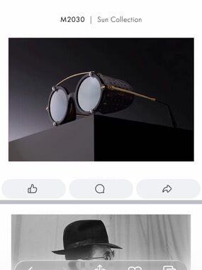 Matsuda round sunglasses